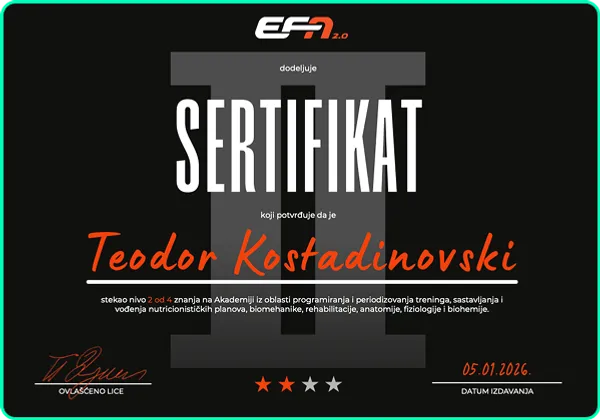 EFA Academy сертификат